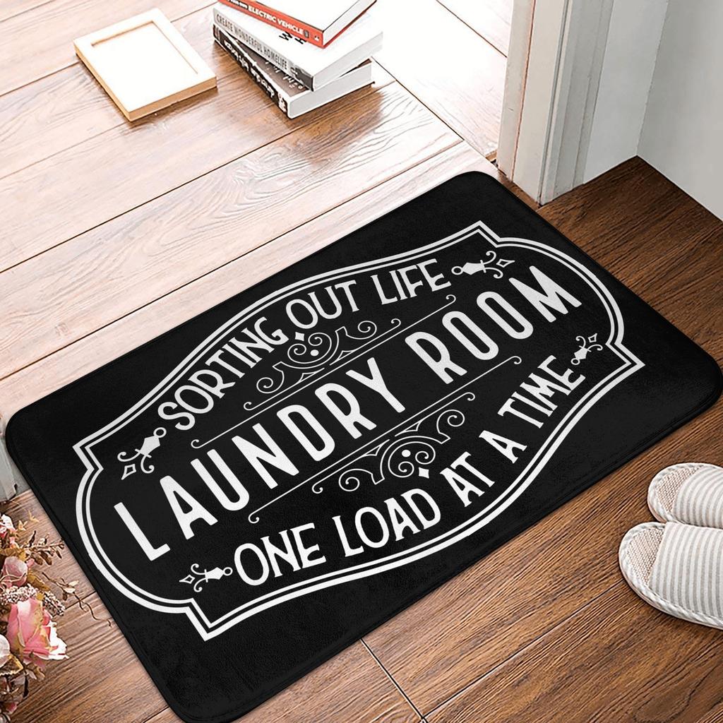 Laundry Room Front Door Mat Anti-Slip Indoor Quick Dry Doormat Living Room Entrance Rug Carpet