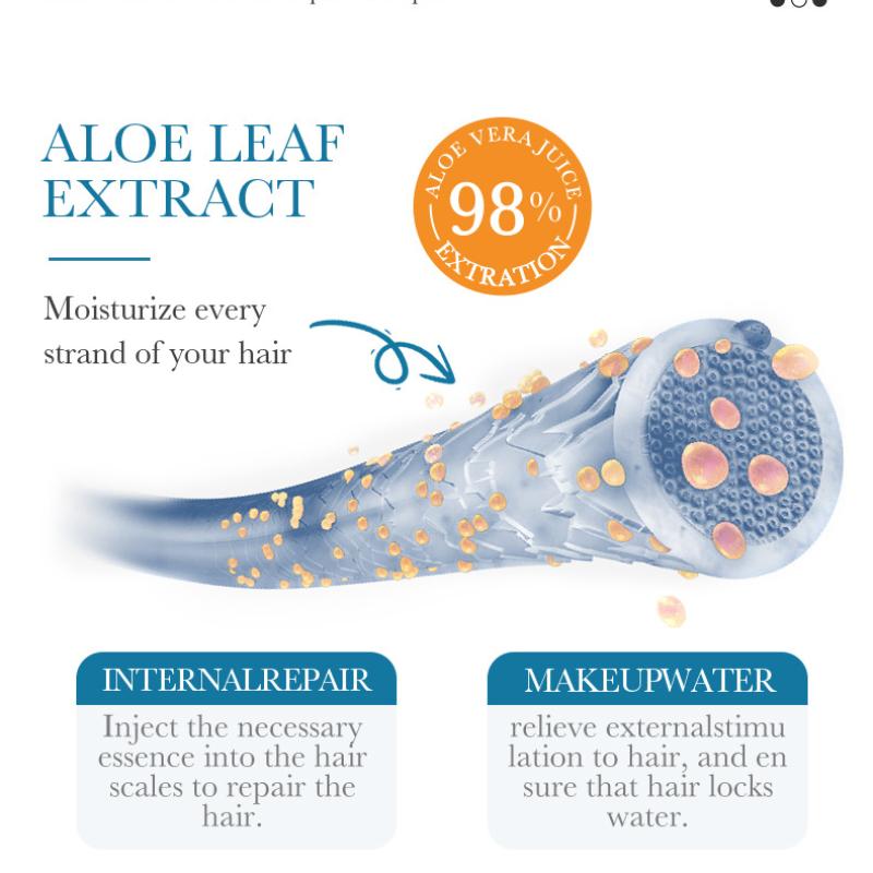 Aloë Vera Shampoo 500ml SADOER Hydraterend Reinigend Verfrissend Voedend Haarverzorging