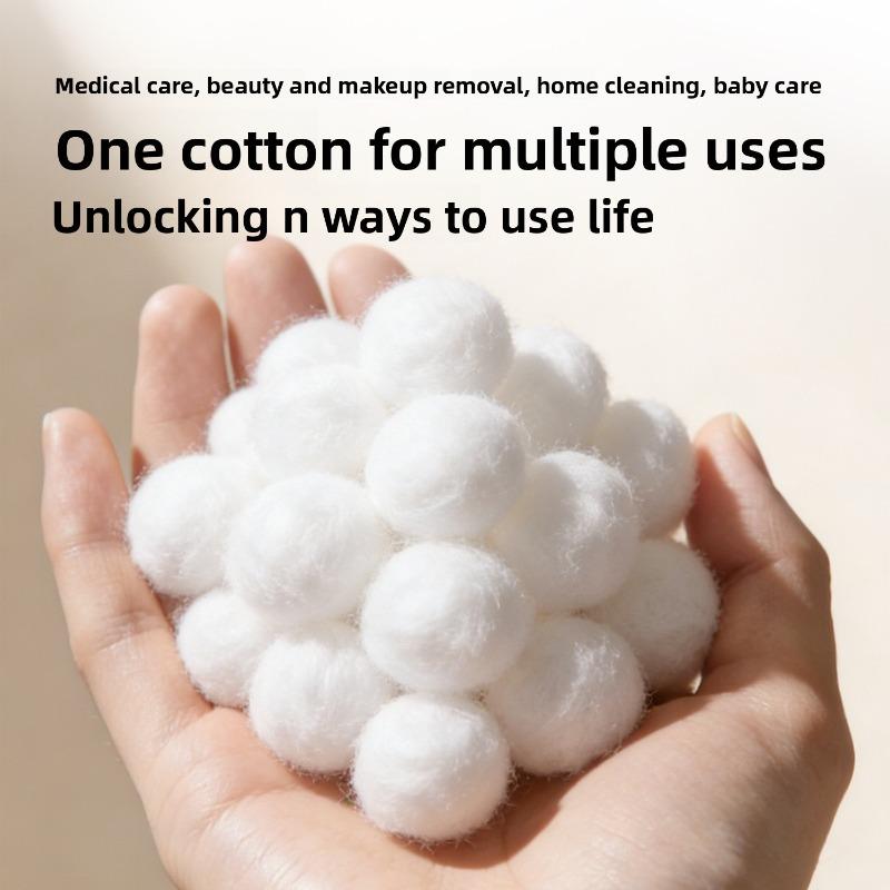Cotton Ball Beauty Salon Tattoo Care Cotton - Disposable Degreased Cotton Balls for Hygiene Makeup Removal White Cotton Balls