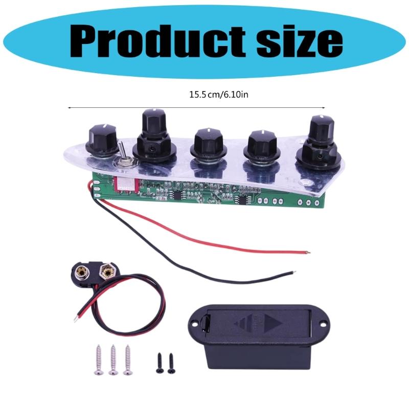 Control Plate, 5 Ways Switch Loaded Metal Prewired Guitar Control Plate for Guitar Replacements Parts Control Plate Set