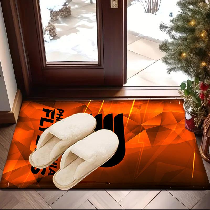 Flyers Hockey Logo Art Area Rug Suitable for Indoor And Outdoor,Carpets for Kitchens, Homes, Offices, Living Rooms,Home Decor,Christmas Gift