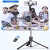 Gimbal Stabilizer Selfie Stick Tripod Gimbal 360 Rotation Following Shooting Mode with Light For iPhone Xiaomi Andriod phone