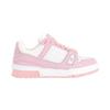 Trainer Leather Low Top Stylish Skateboarding Shoes Unisex Rose Pink 1AA6W5