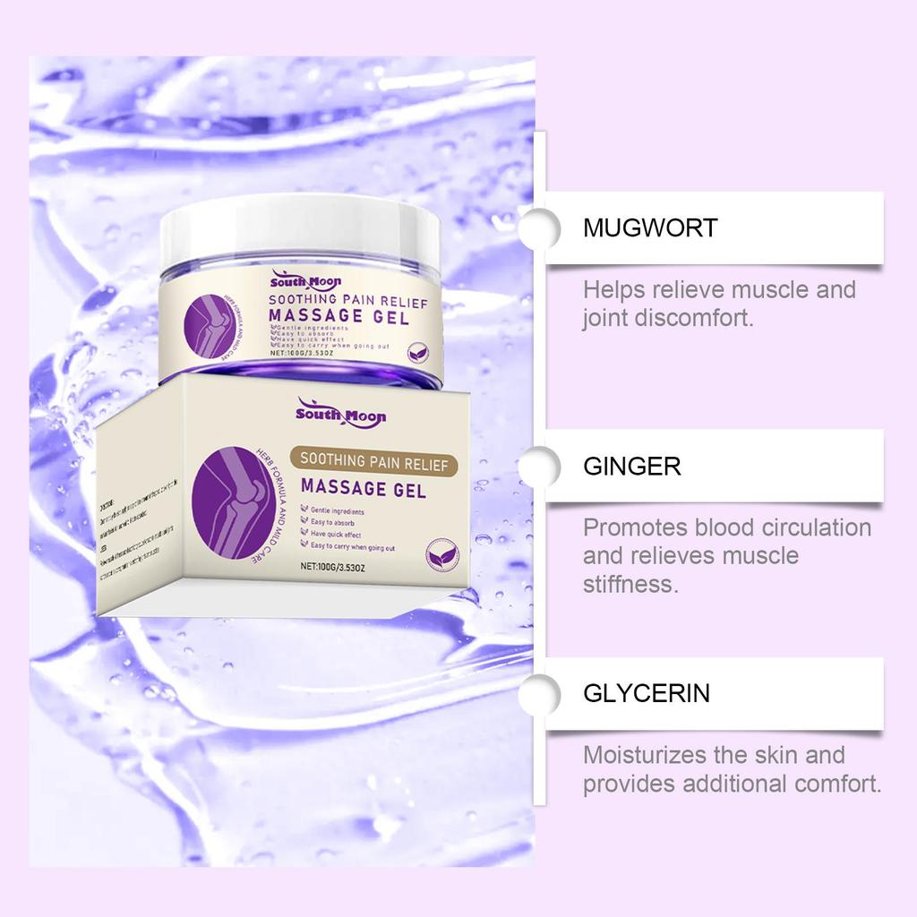 South Moon Body Care Gel Daily Care Joints Knees Elbows Shoulders Comfort Topical Application