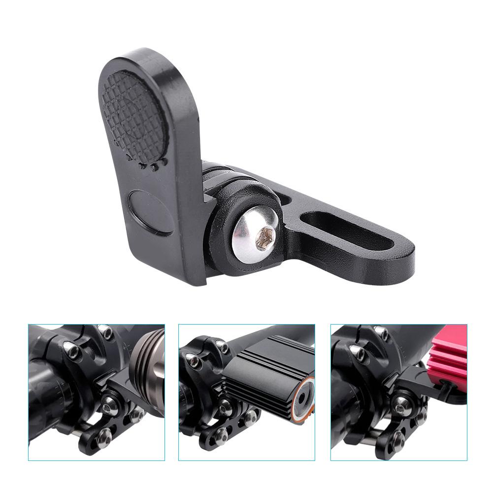 1pcs Bicycle Headlight Bracket Stem Mount Aluminum Alloy Cycling Front Light Holder Clip Camera Stand Connector