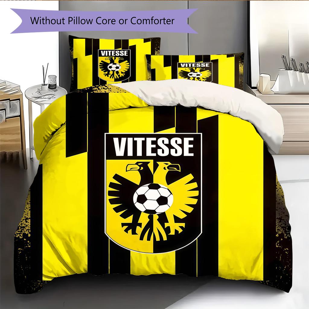 SBV Vitesse Pattern Bedding Quilt Set Quilt Cover Pillowcase Home Decoration Birthday Gift (1 * Duvet Cover + 2 * Pillowcase, Without Core)