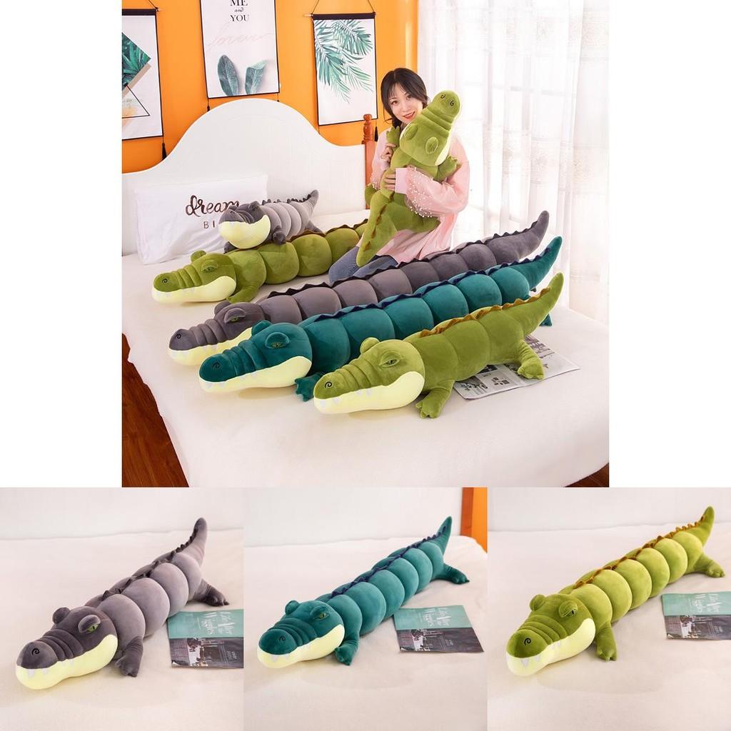 Cute Crocodile Plush Toy Long Pillow For Girlfriend Sleeping 80cm-180cm