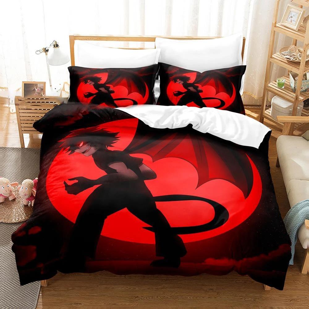 Devilman Crybaby Bedding Set Boys Girls Twin Queen Size Duvet Cover Pillowcase Bed Kids Adult Fashion Home Textileextile