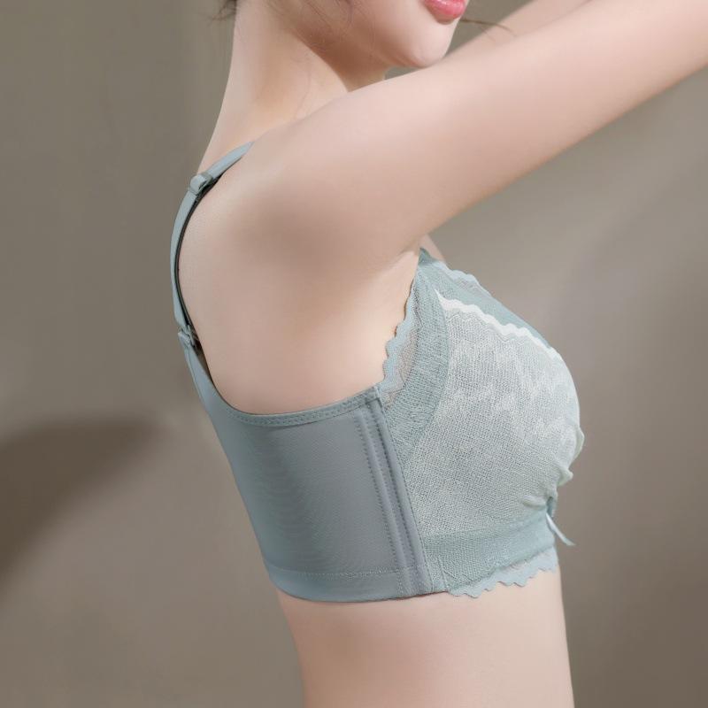 Thin Adjustable Bra Women's Plus Size Bra No Steel Ring Anti Sagging and Gathering Bra Collection and Accessory Bra