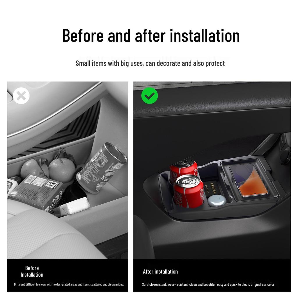 Compatible with 25 Boyue L Models: Silicone Console Organizer and Interior Decoration Accessories.