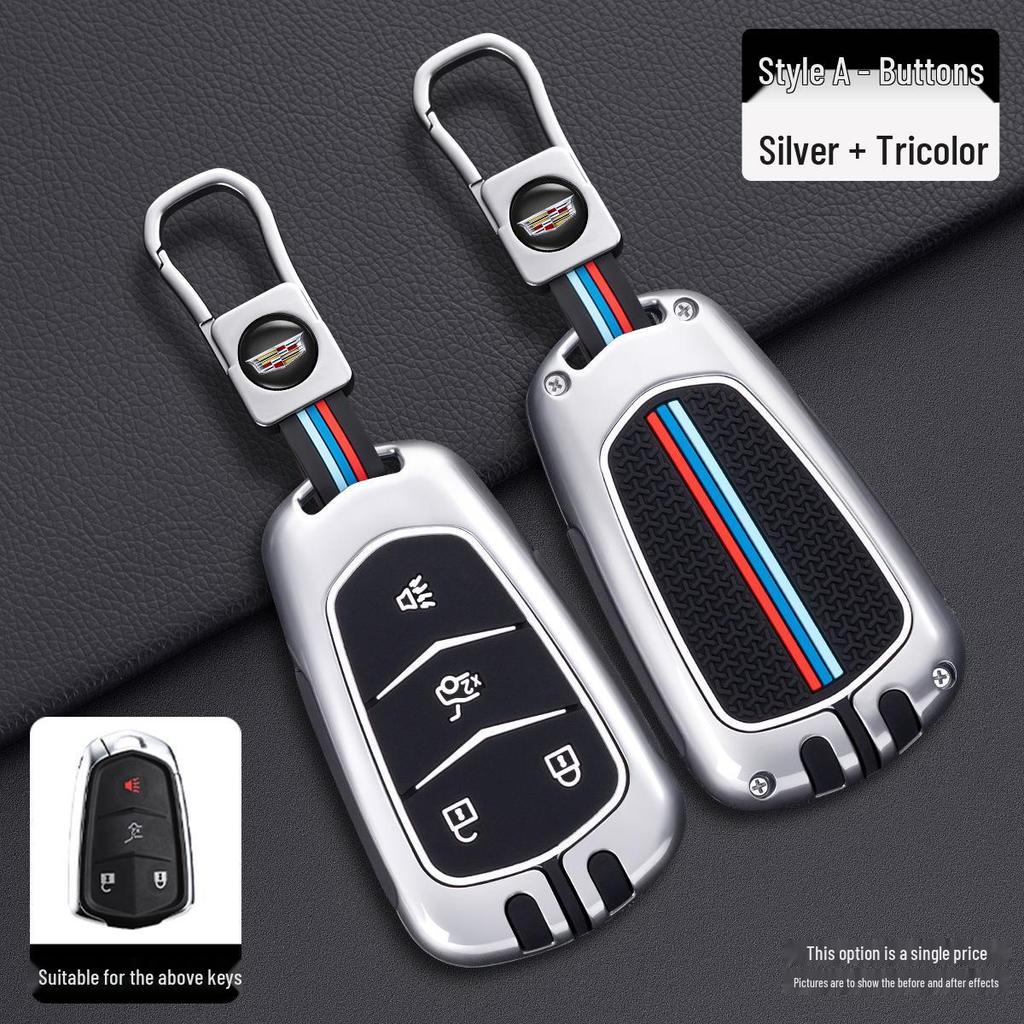 Cadillac XT Series Key Case: Compatible with XT5, XT4, XT6, XTS, CT4, CT5, CT6, ATSL, SRT, GT4