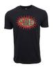 Hole Graphic T Shirt Black