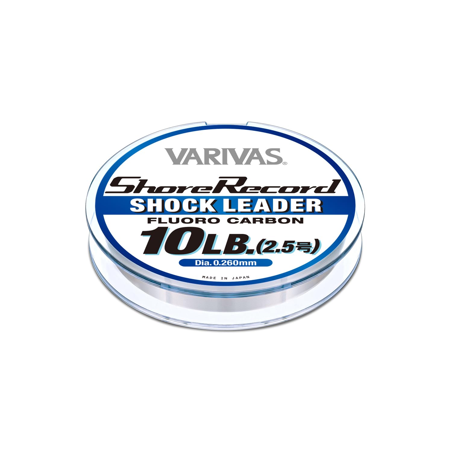 

VARIVAS Shore Record Shock 10lb Leader, Fluorocarbon, 30m, (2.5)