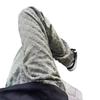 Blue jacquard full print micro-pull jeans American oversize pants trendy brand ruffian handsome fried street men's tooling straight-leg pants