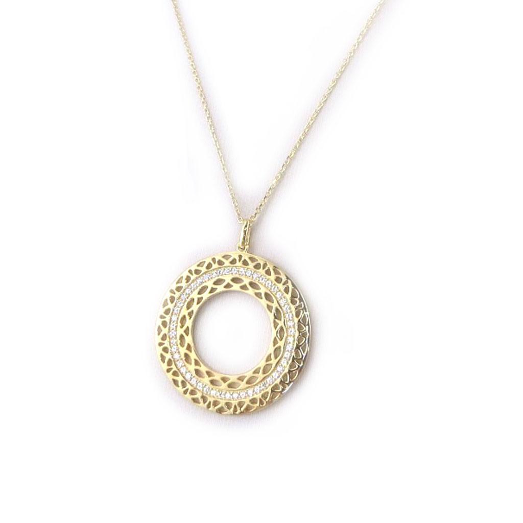 Altesse [M7180] - 'Carmen' Gold Plated Necklace