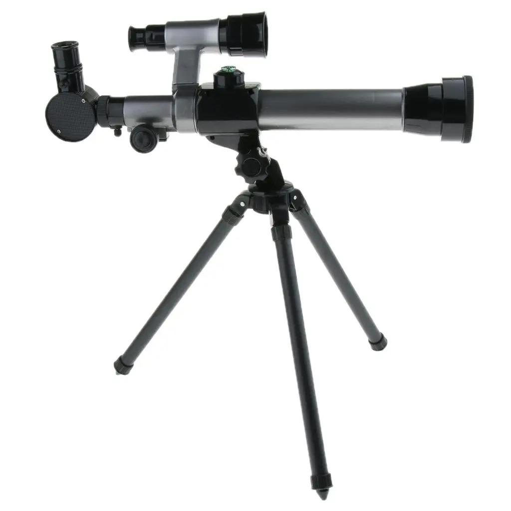 Children's Educational Astronomical Refractor Telescope With 20x 30x 40x Eyepieces, Science Beginner Monocular Kit For Stargazing Nature