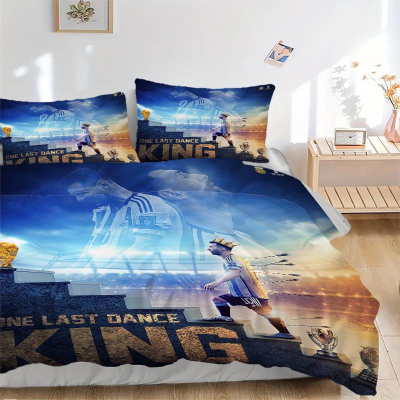 

Last Dance King Trophy Celebration Bedding Set Comforter Cover Gift for Bedroom,Includes 1 Cover and 2 Pillowcases, No InsertB273 135x200cm