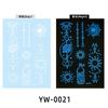 Glow In The Dark Indian Lace Tattoo Stickers - Henna Style Hand Body Art