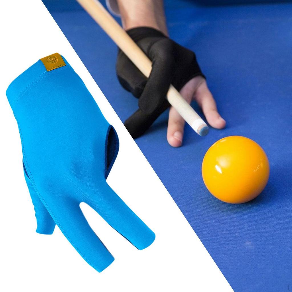 3 Bate Glove Batting Nenslip Professional Cue Sports Elastic