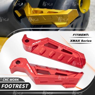 For Yamaha XMAX 400/300/250/125 Motorcycle Rear Passenger Footrest CNC Rear Foot Pegs Pedal Accessories
