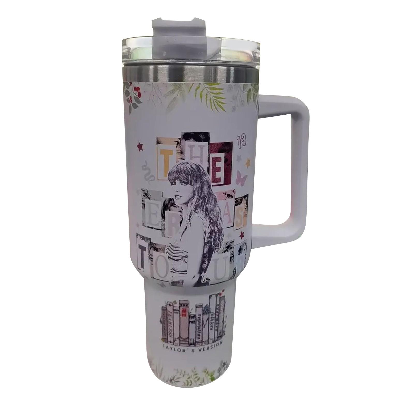 

Tumbler 40 Oz, Merry Tumbler With Handle And Straw, 40oz Tumbler Maintains Cold Heat And Ice For Hours One Size