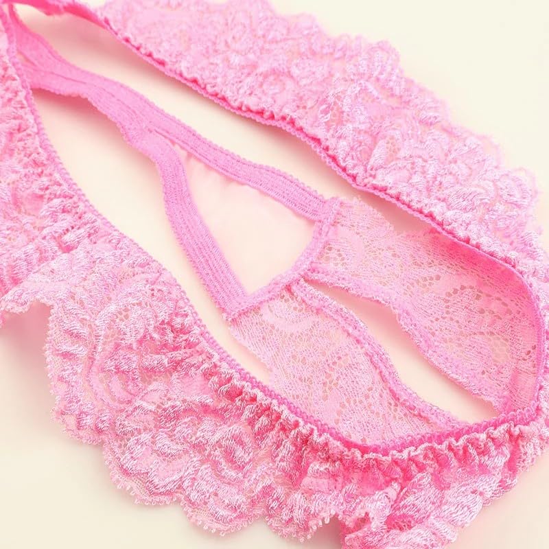 La Paum inch Stretch Crotch Ouvert Fabriqué en Disponible en Diverses Culottes Violettes T-back, Tissu 20.5, Dentelle, Transparent, Entrejambe, Perforé, Déchirure, Japon,