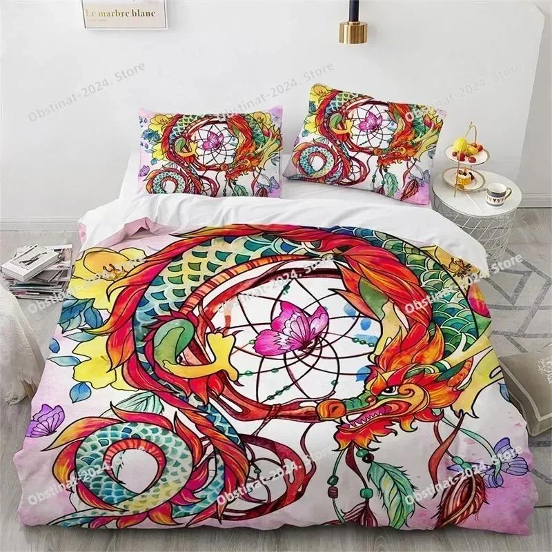 3D Animal Duvet Cover Microfiber Wolf Fox Elk Bedding Set Wild Animals Comforter Cover King Queen For Teen Adults Bedroom Decor