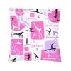 Dance Rhythmic Gymnastics Square Pillowcover Decoration Cushion Cover Throw Pillow for Living Room Doublesided Printing