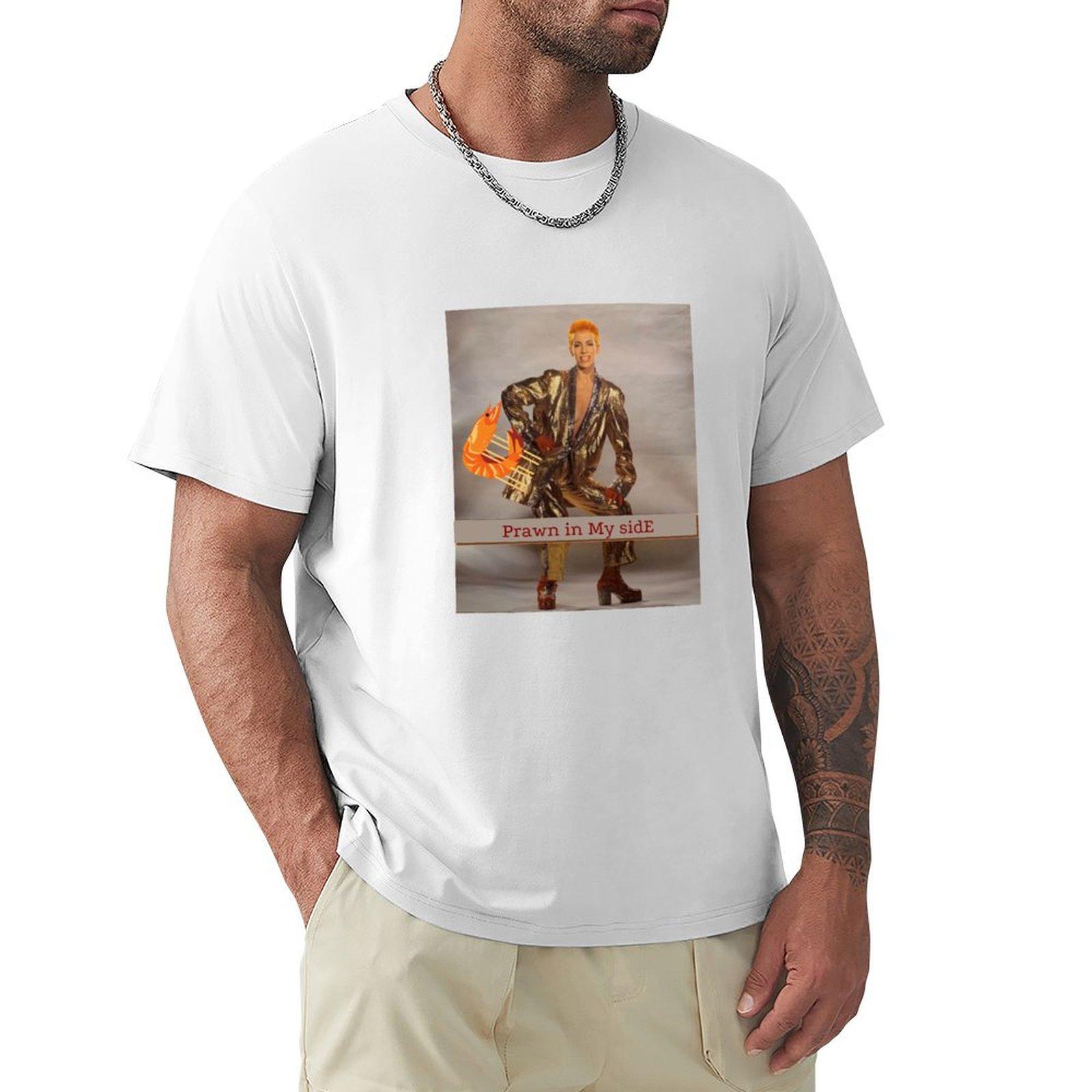 Prawn in my side TShirt graphic shirts Funny tshirt mens clothes S