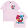 Six Seven T Shirt for Men Summer Clothing Fitness O Neck Man T-shirt for Male Oversized New Men T-shirts Tops