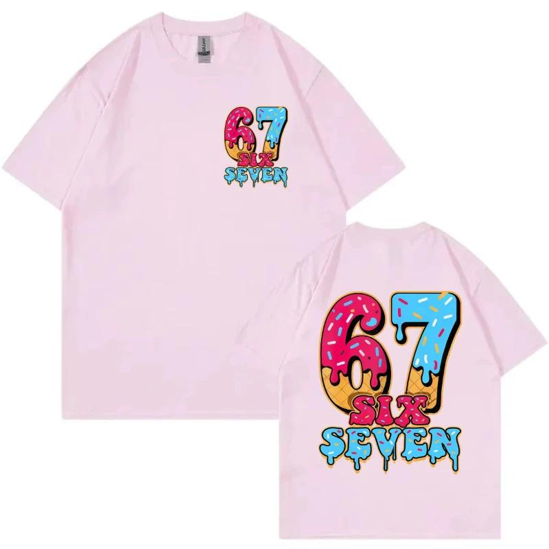 Six Seven T Shirt for Men Summer Clothing Fitness O Neck Man T-shirt for Male Oversized New Men T-shirts Tops