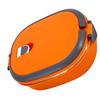 Stainless Steel Insulated Food Storage Supper Dinner Lunch Box 1 Layer Orange