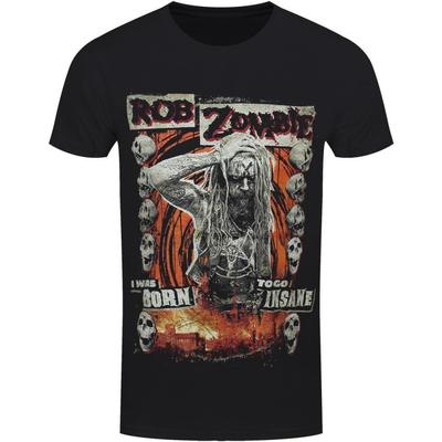 Rob Zombie Men's Born To Go Insane Black T-shirt