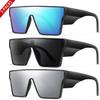 3 Paia Occhiali da Sole con Montatura Grande UV400 Lenti Colorate Uomo Donna Sport all'Aperto Pesca Ciclismo Escursionismo Corsa Guida Occhiali Regalo