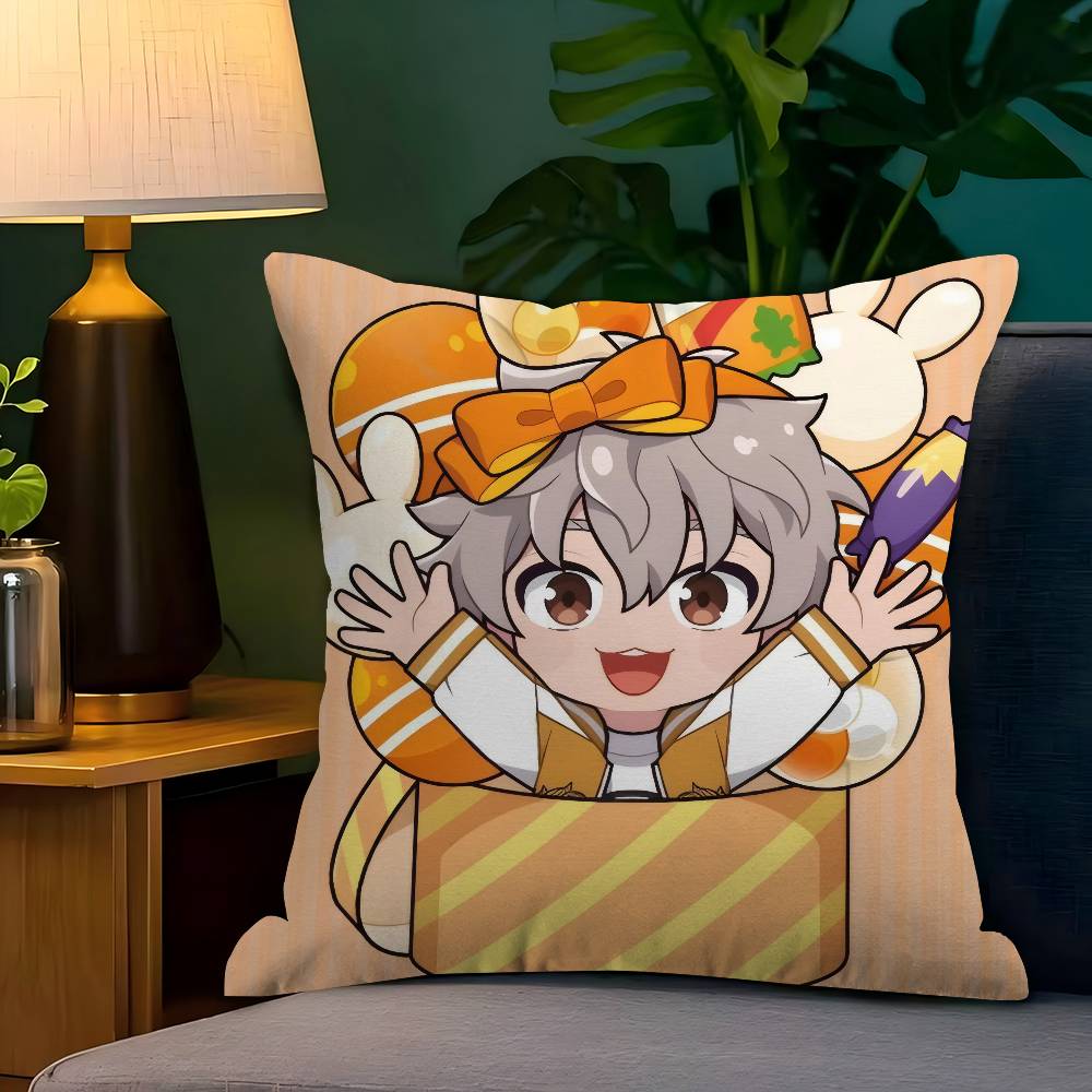 Japanese Anime Wind Breaker Pillow Anime Pillow Sofa Bed Head Pillow Cover Cushion Cover 45X45 Cm Fashion