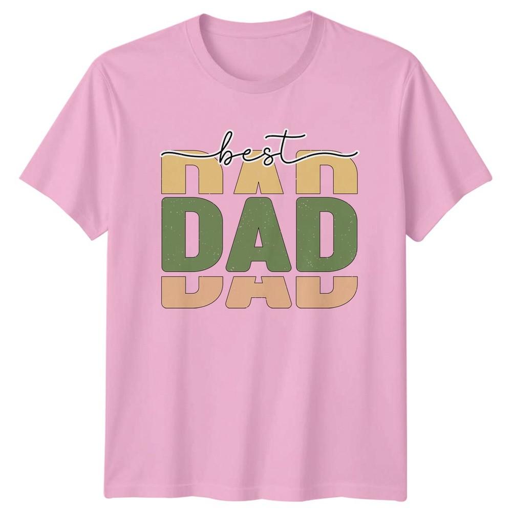 Best Dad Unisexs TShirt Fatherhood Family Fathers Day Gift For Him