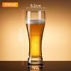 ZISIZ Large Thickened Handmade Glass Beer Mug