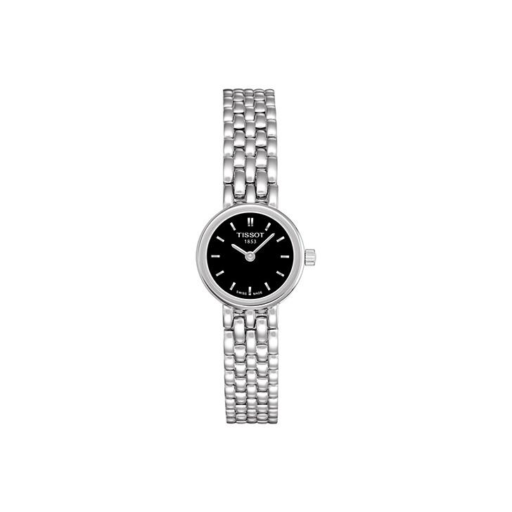 

TISSOT Le Ai Collection Quartz Movement Women s Watch 19.5mm Black Dial Stainless Steel Case T058.009.11.051.00 Black Regular Watch Box