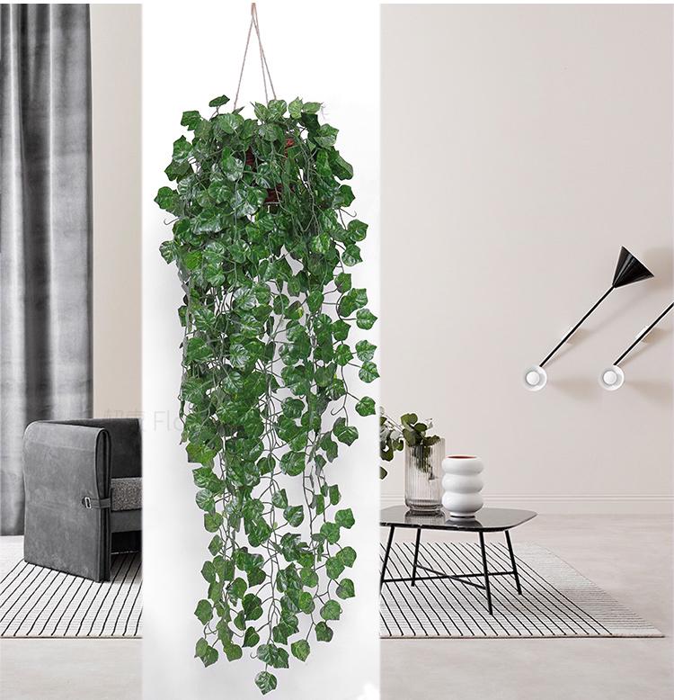 Artificial Pothos Vines: Indoor Decorative Rattan Faux Greenery for Walls and Living Rooms