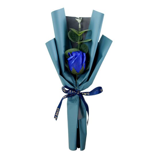 Yousheng Artificial Sunflower Bouquet Mini Scented Soap Flower Bouquet with Eucalyptus Leaves Gift for Birthday Valentine's Day Mother's