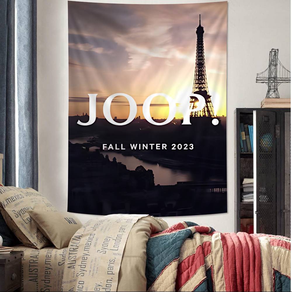 

JJoops Logo Anime Tapestry Hanging Tarot Hippie Wall Rugs Dorm Home Decor 74x94cm(29x37in)
