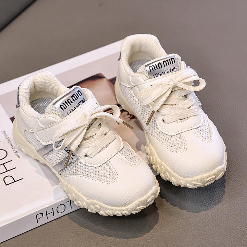 Autumn 2025 Kids' Sports Shoes: Breathable Fashion Sneakers with Soft Soles for Running and Training—Girls' & Boys' Style.