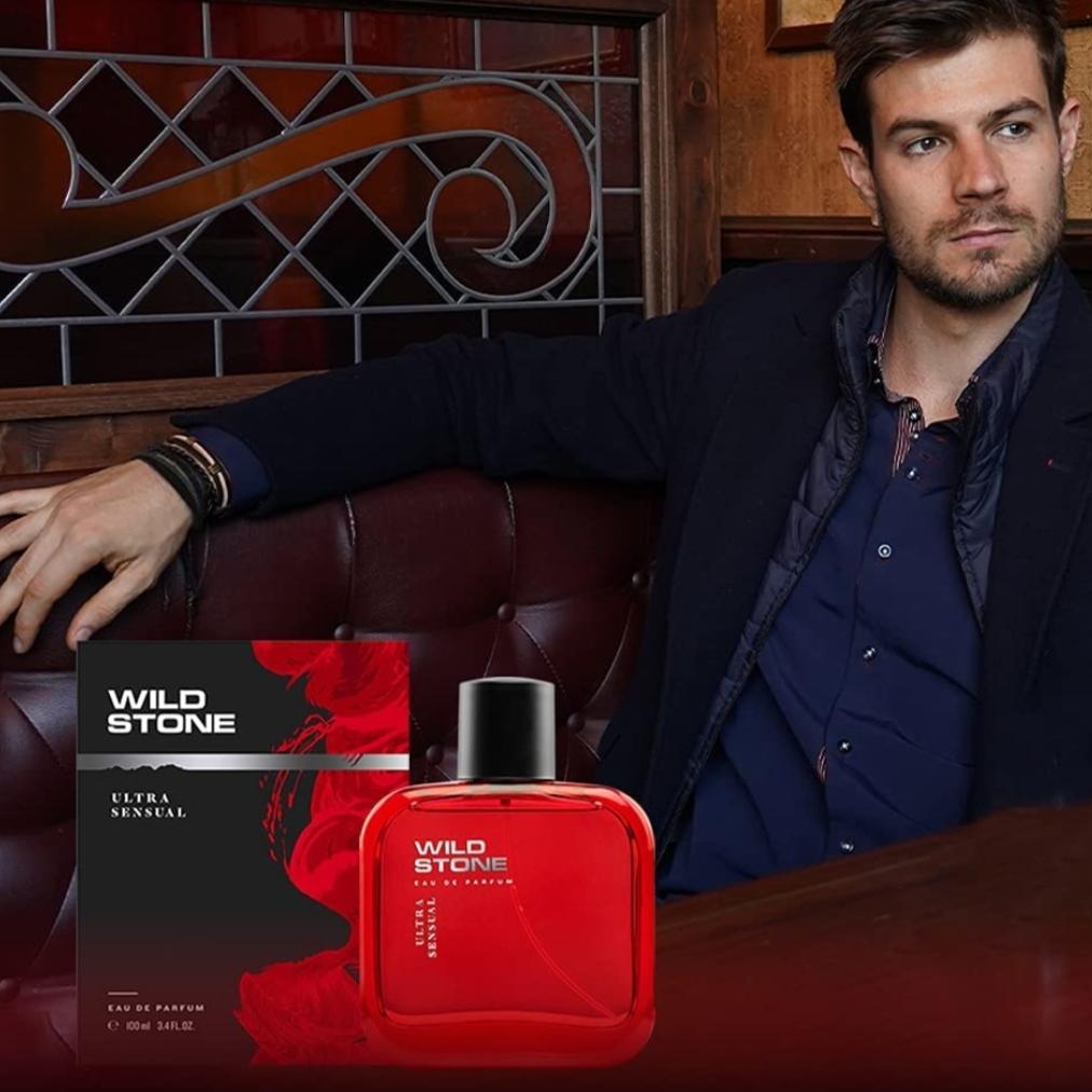 Wild Stone Ultra Sensual Long Lasting Perfume for Men, 50ml, A Sensory Treat for Casual Encounters, Aromatic Blend of Masculine Fragrances