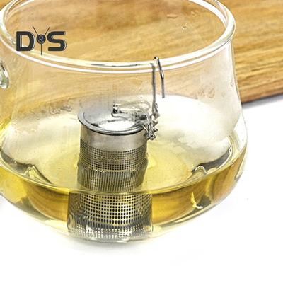 Detachable Herbal Strainer Wide Application 304 Stainless Steel Loose Leaf Mesh Tea Infuser