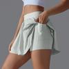 Cool Feeling, Sun Protection, Casual Tennis Skirt, Slimming, Sports Training, Inner Pocket, Anti Glare, Yoga And Fitness Skirt