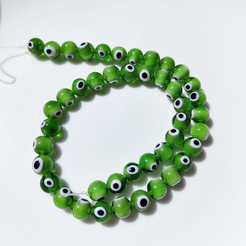 8mm Millefiori Devil Eye Glass Beads for DIY Bracelets & Necklaces