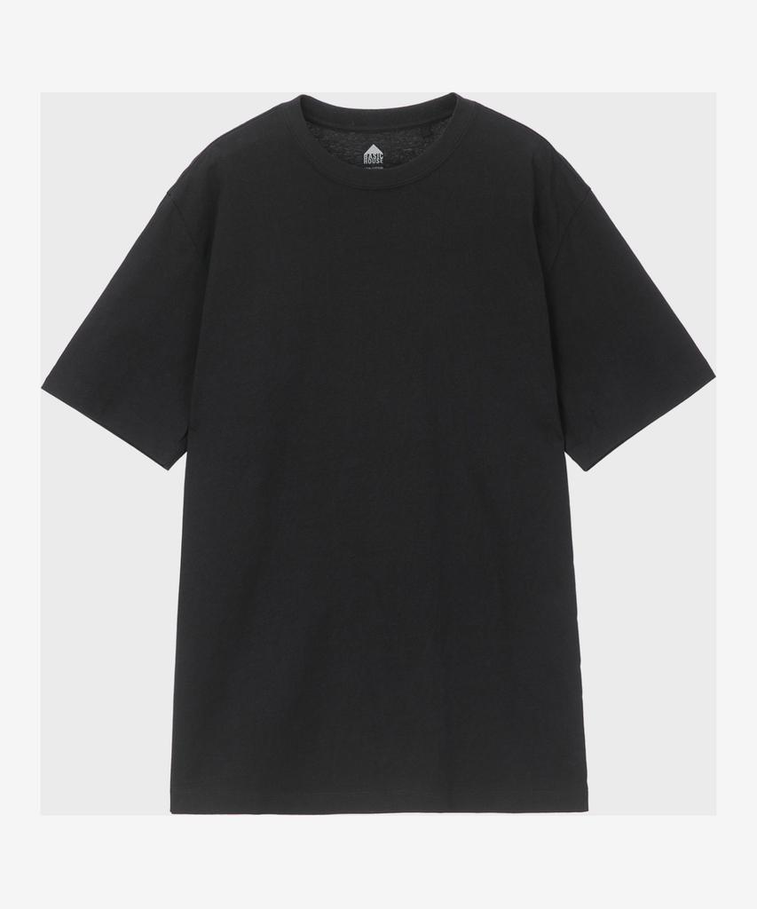 BASIC HOUSE [Set] (Regular + Long) Layered Oversized Short Sleeve T-Shirt 2-Pack (+4Cm~7Cm)