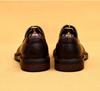 Men's On-the-Go Business Formal Leather Shoes: Soft Sole, Pointed Toe, British Retro Oxford Style.