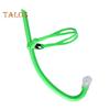 Snorkel Training Tube for Lap Swimming Diving Snorkel Breathing Tube with Headband Liquid Silicone Mouthpiece Snorkel Tube for Adult Kids
