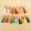 5/10/20Pcs 38mm Mini Leather Tassels Keychain Tassels For DIY Crafts Charms Earrings Bracelets Jewelry Making Supplies